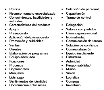 Areas funcionales
