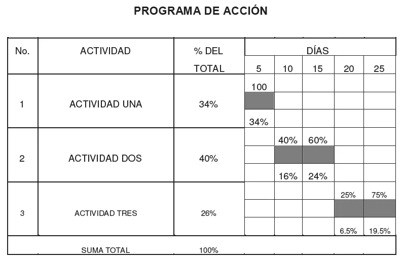 Programa de acción