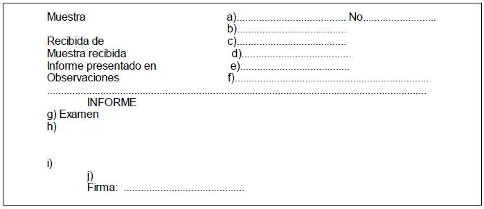 Registro de muestras recibidas y su expresión