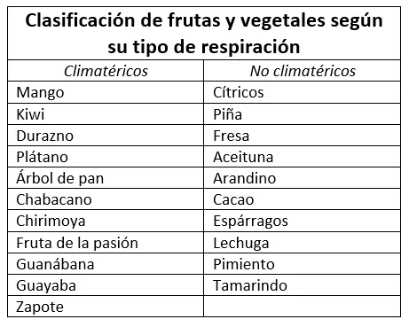 Clasificación de frutas
